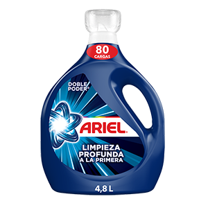 Detergente líquido limpieza profunda Ariel 4.8L