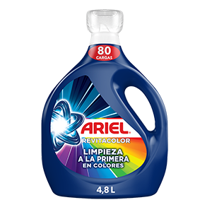 Detergente líquido revitacolor Ariel 4.8L