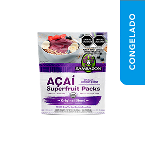 Acaí Sambazon 400g (4pz de 100g c/u)