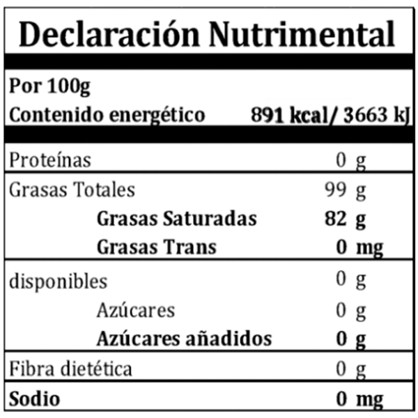 Aceite de coco orgánico extra virgen Tía Ofilia 473ml - 2