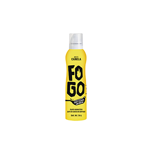 Aceite puro de canola en aerosol Fogo 134g