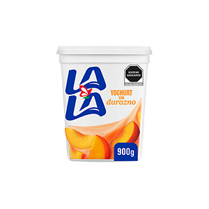 Yoghurt batido durazno LALA 900g