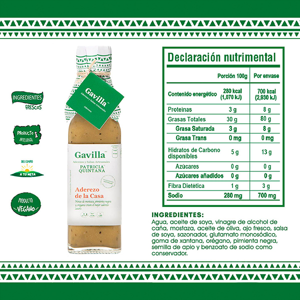 Aderezo de la casa Gavilla 250ml - 2