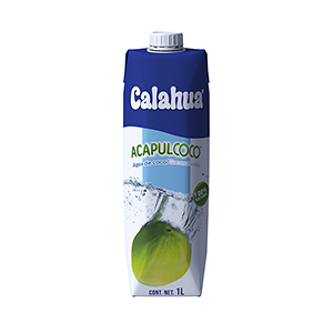 Agua de coco natural Acapulcoco 1L