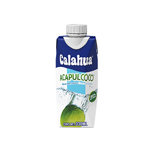 Agua de coco natural Acapulcoco 330ml
