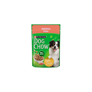 Alimento húmedo para perro adulto sabor Pollo Dog Chow 100g