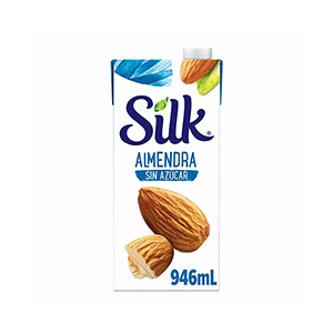 Leche de almendra sin azúcar Silk 946ml