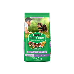 Alimento seco para cachorro raza pequeña Dog Chow 4Kg