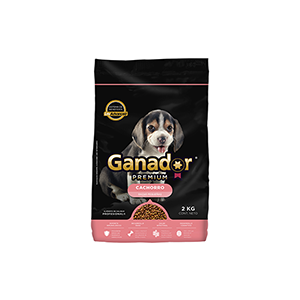 Alimento seco para cachorro raza pequeña Ganador Premium 2Kg