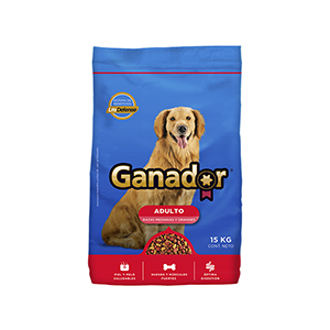 Alimento seco para perro adulto 15kg Ganador