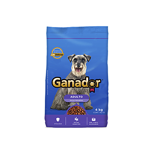 Alimento seco para perro adulto raza pequeña Ganador 4Kg