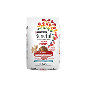 Alimento seco para perro raza pequeña sabor carne Beneful 4Kg