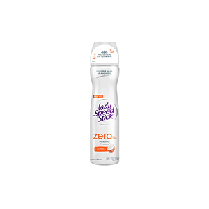 Antitranspirante en aerosol zero fresh coconut Lady Speed Stick 91g