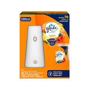 Aparato y repuesto aromatizante hawaiian breeze Glade 270ml