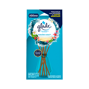 Aromatizante varitas paraíso azul Glade 100ml