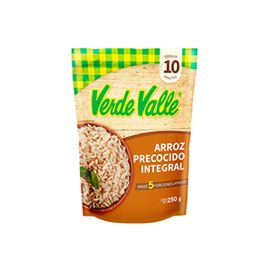 Arroz precocido integral Verde Valle 250g