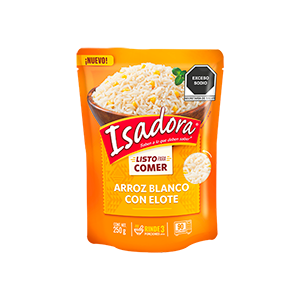 Arroz blanco con elote Isadora 250g