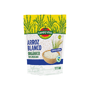 Arroz blanco orgánico Campo Vivo 1kg