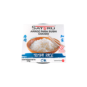 Arroz cocido para sushi Satoru 210g