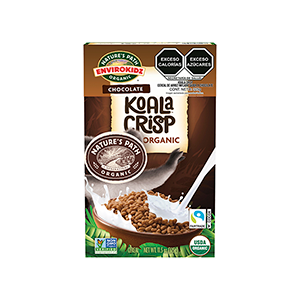Cereal de arroz inflado sabor cocoa orgánico Koala Crisp Nature's Path 325g