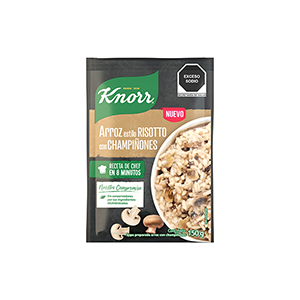 Arroz rissotto con champiñones Knorr 150g