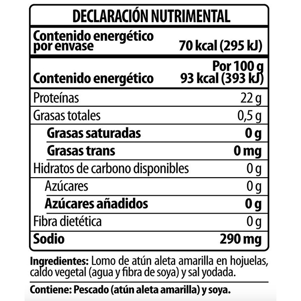 Atún en agua pouch Tuny 75g - 2