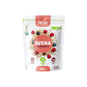 Avena orgánica sin gluten Okko 400g