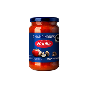 Salsa para pasta de tomate con champiñones Barilla 400g