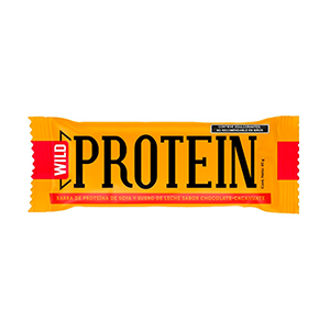 Barra de proteína chocolate cacahuate sin azúcar añadida Wild Foods 45g
