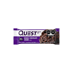Barra de proteína doble chocolate en trozos Quest 60g