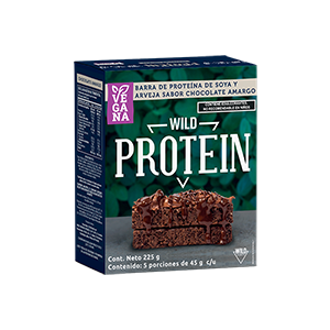 Barra de proteína vegana chocolate Wild Foods 225g