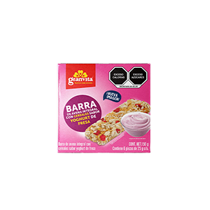 Barras fresa con yoghurt Granvita 150g