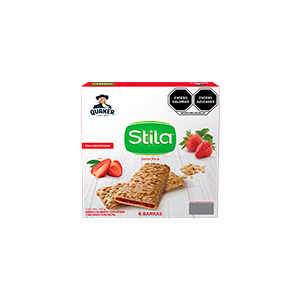 Barras de avena sabor fresa Quaker Stila 150g