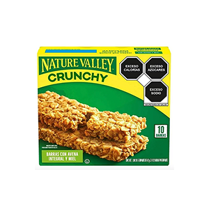 Barras de granola avena y miel Nature Valley 210g