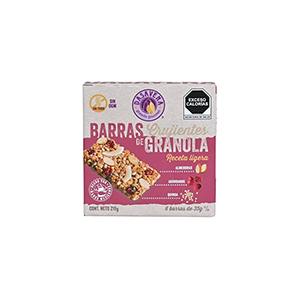 Barras de granola crujientes ligeras Dasavena 210g (6-pack)