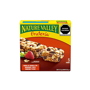 Barras de granola fresa y manzana Nature Valley 130g