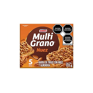Barras multigrano nuez Bimbo 170g