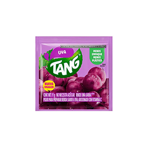 Bebida en polvo sabor uva Tang 11g