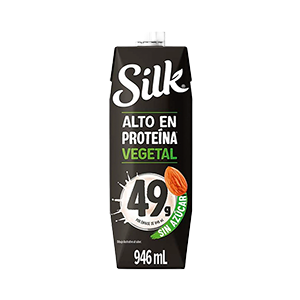 Bebida vegetal sabor vainilla alto en proteína sin azúcar Silk 946ml