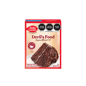 Harina para pastel chocolate oscuro Betty Crocker 375g