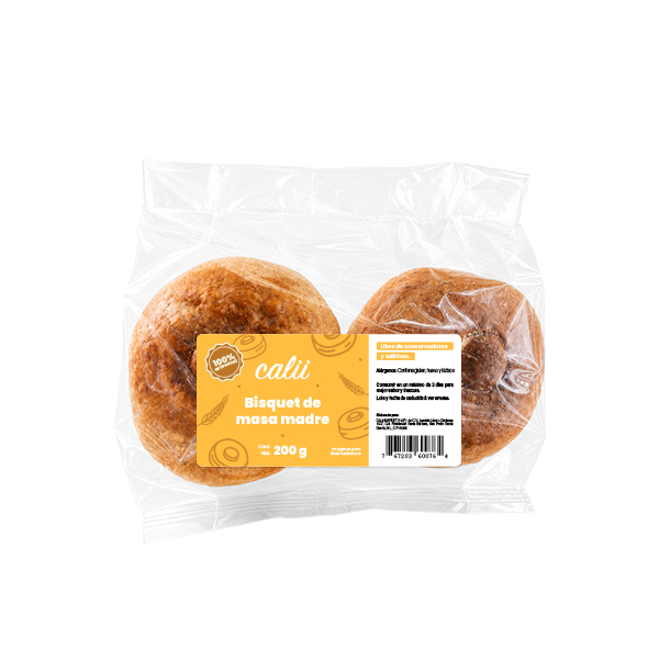 Bisquet artesanal de masa madre Calii 200g (2-pack) - 2