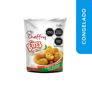 Bites cheddar y jalapeño Cheffry 250g