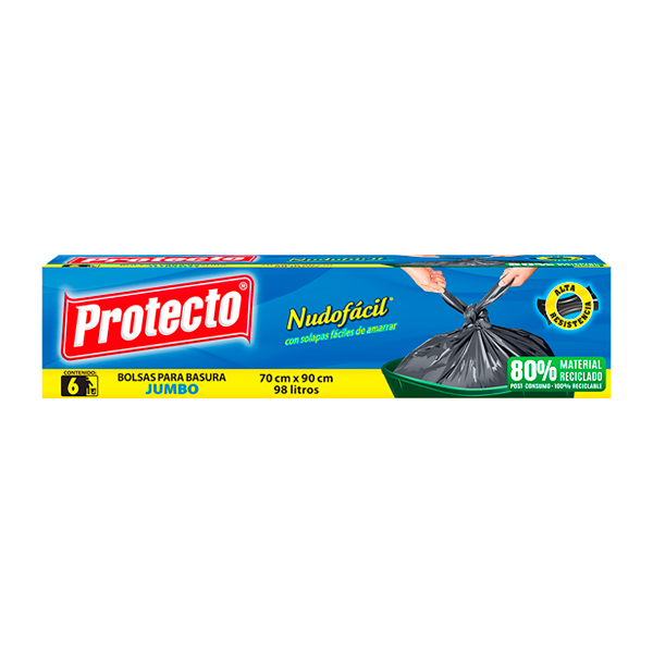 Bolsa de basura jumbo Protecto 6pz