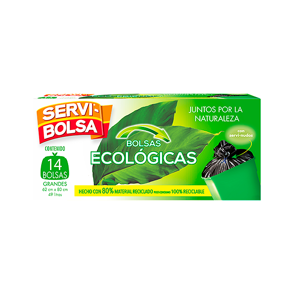 Bolsa grande ecológica Servibolsa 14pz