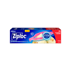 Bolsas herméticas para guardar grandes Ziploc 20pz