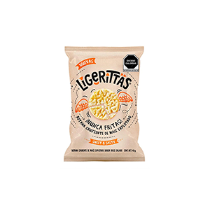 Botana de maíz sweet & salty Ligerittas 40g