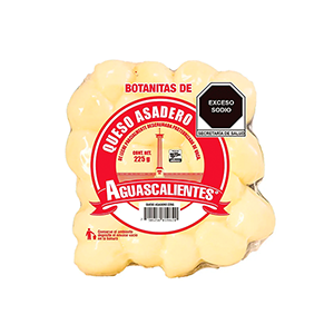Botanitas de queso asadero Aguascalientes 225g