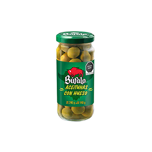Aceitunas manzanilla con hueso Búfalo 240g