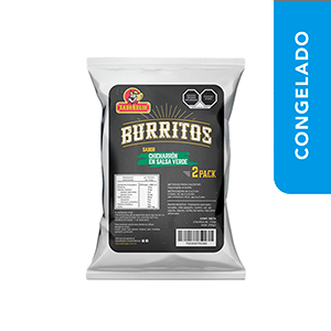 Burritos de chicharrón en salsa verde Saboregio 220g