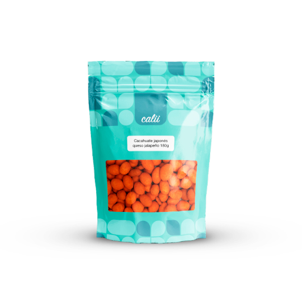 Cacahuate japonés queso jalapeño Calii 180g - 2